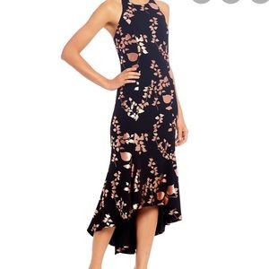 Belle Badgley Mischka Kylie Halter dress